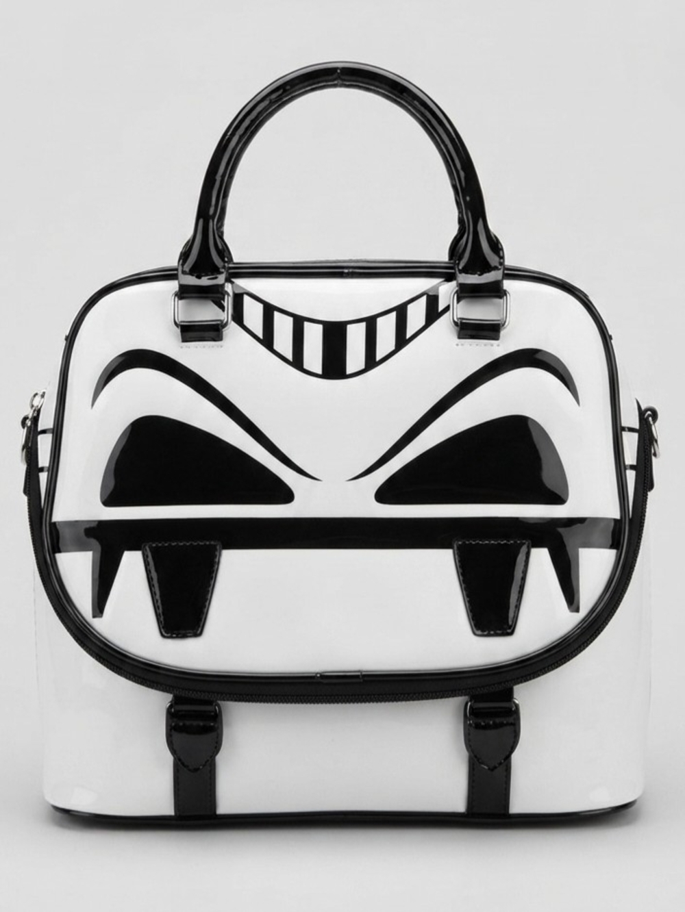 Loungefly Star Wars Stormtrooper Patent Satchel Handbag